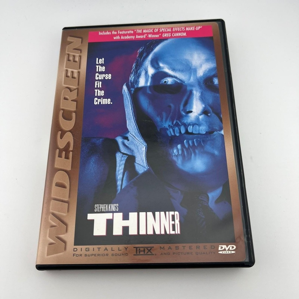 Thinner DVD Stephen King Horror Movie Widescreen THX
